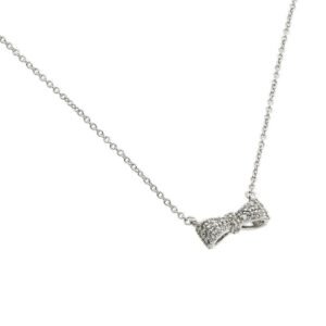 Brilliant Bow Necklace