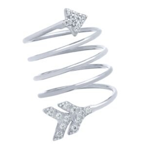 Arrow Spiral Ring